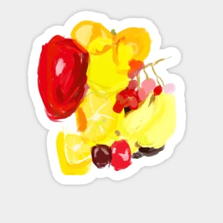 Fire fruit Sticker